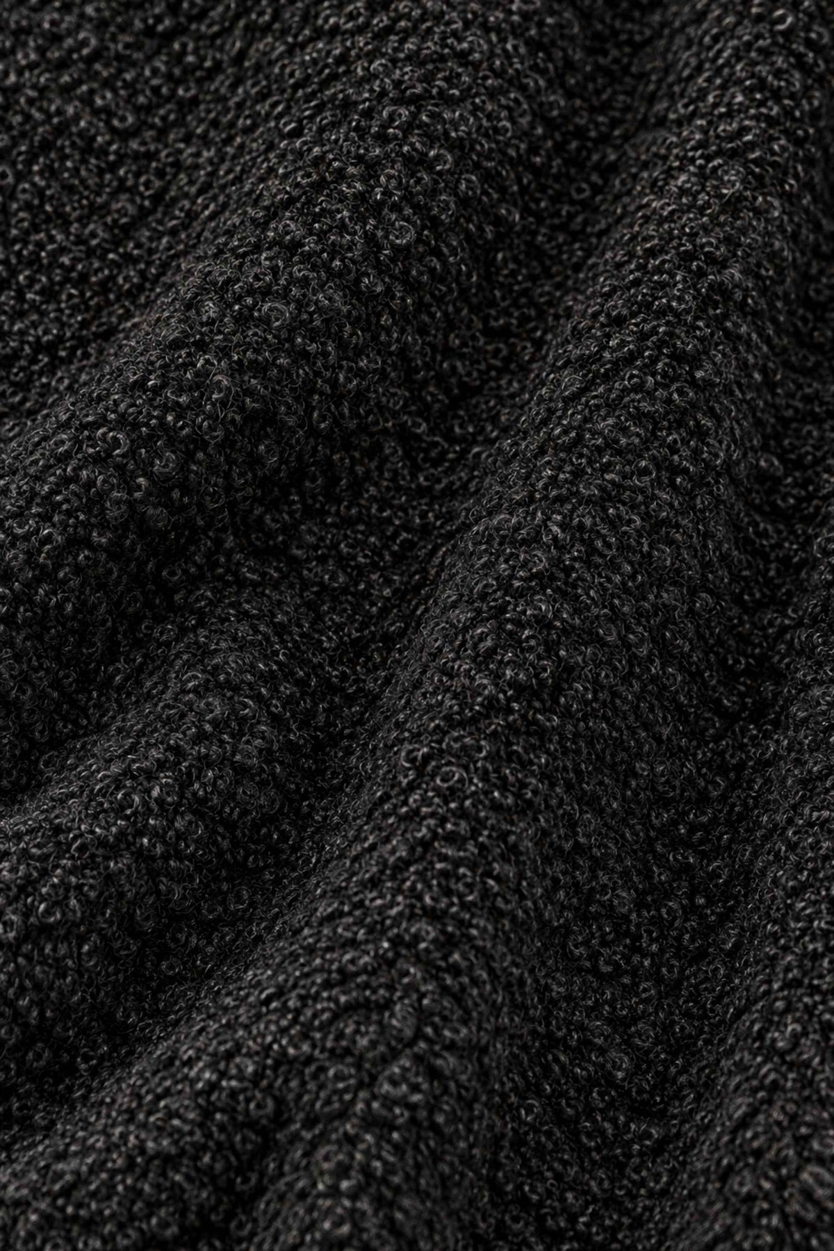 Ciso boucle poncho - Black