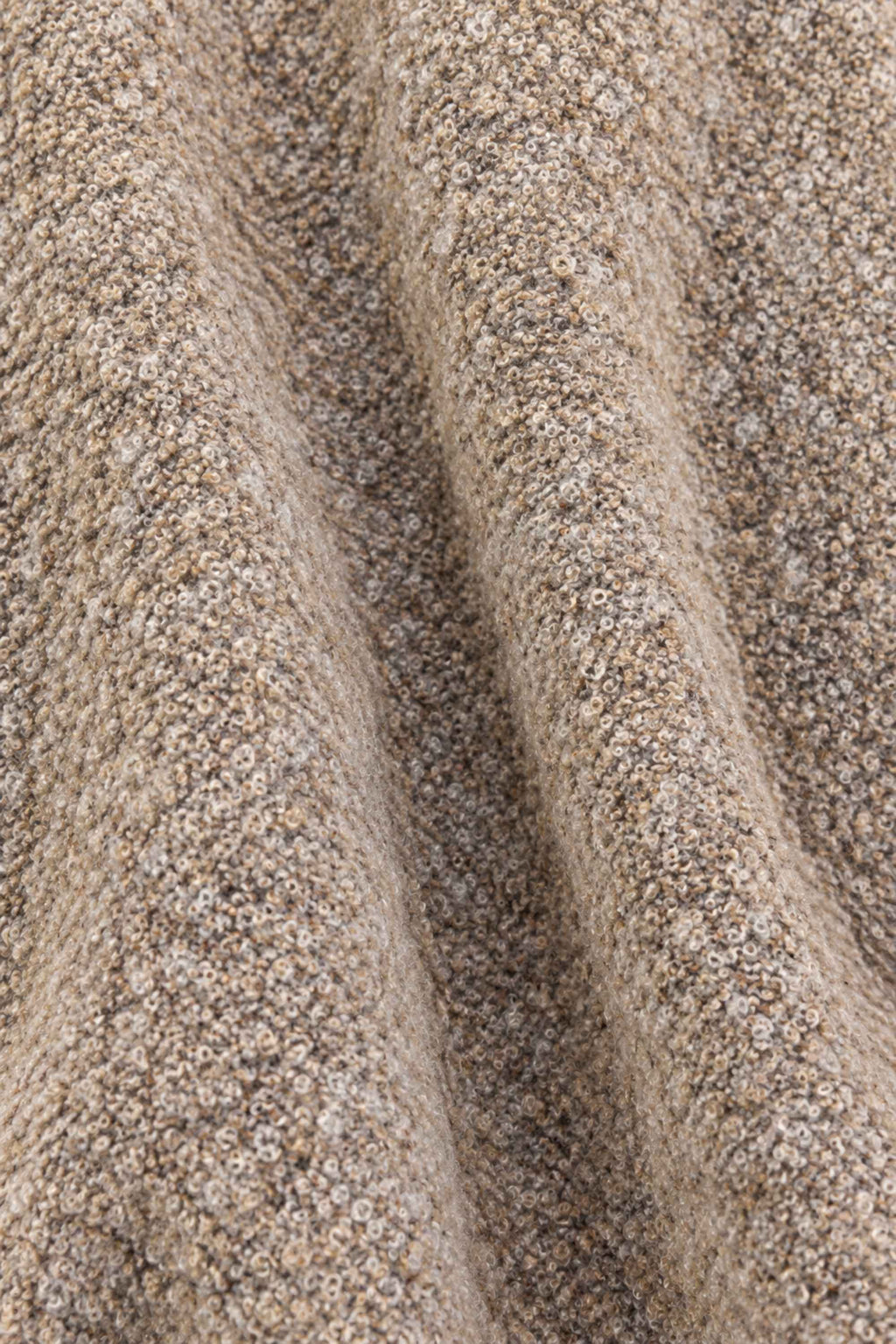 Ciso boucle poncho - Taupe marl