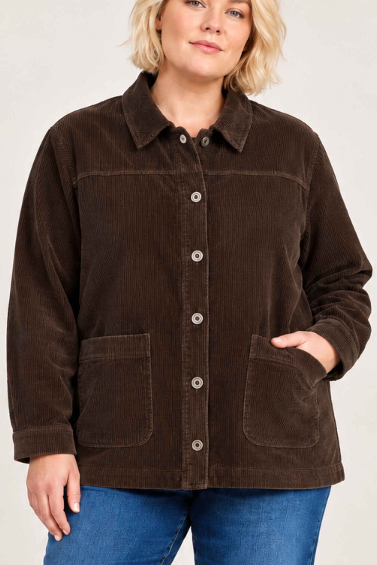 Ciso cord shacket - Fudge