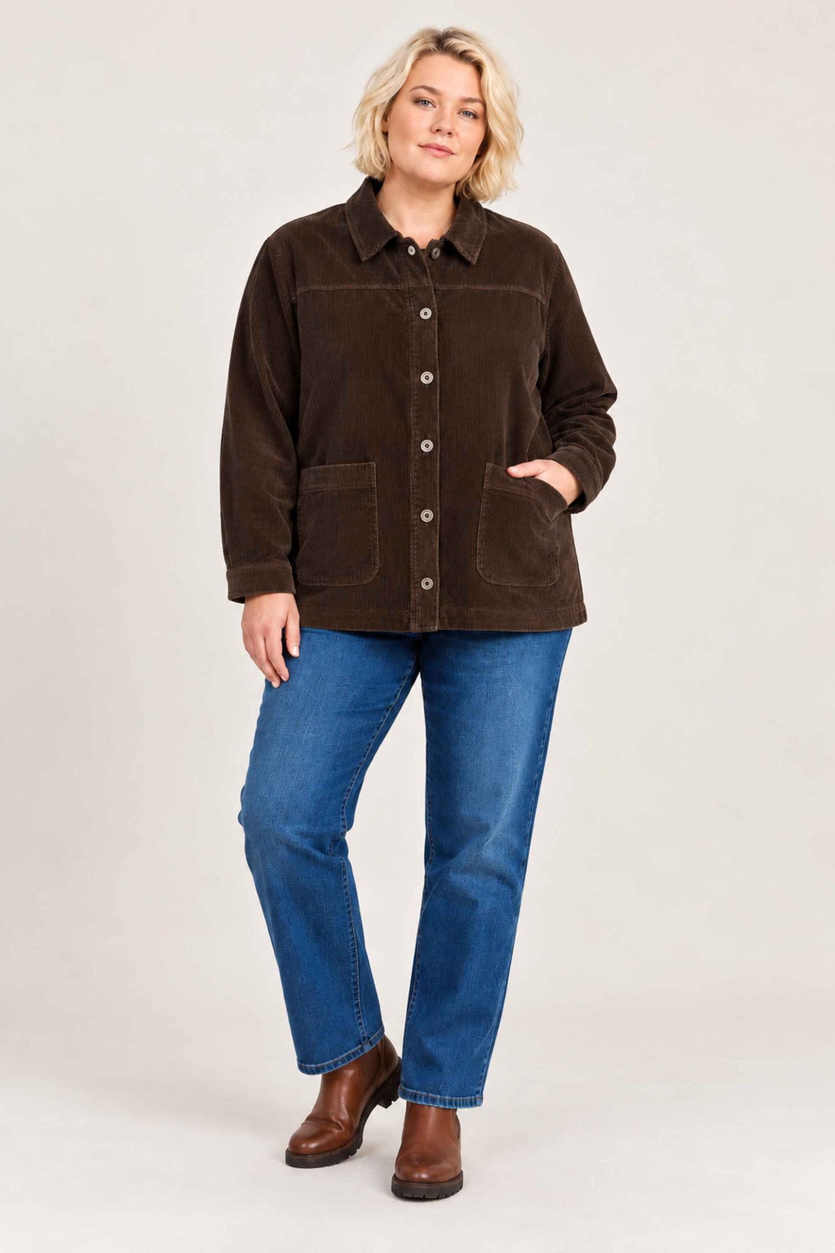 Ciso cord shacket - Fudge
