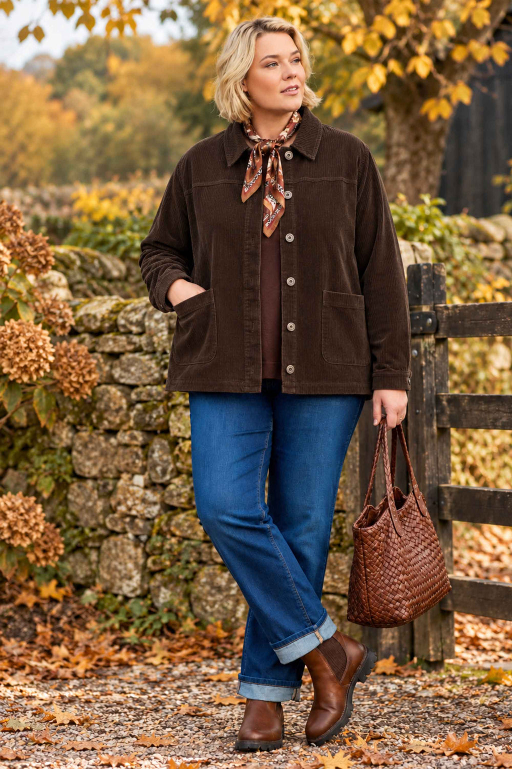 Ciso cord shacket - Fudge