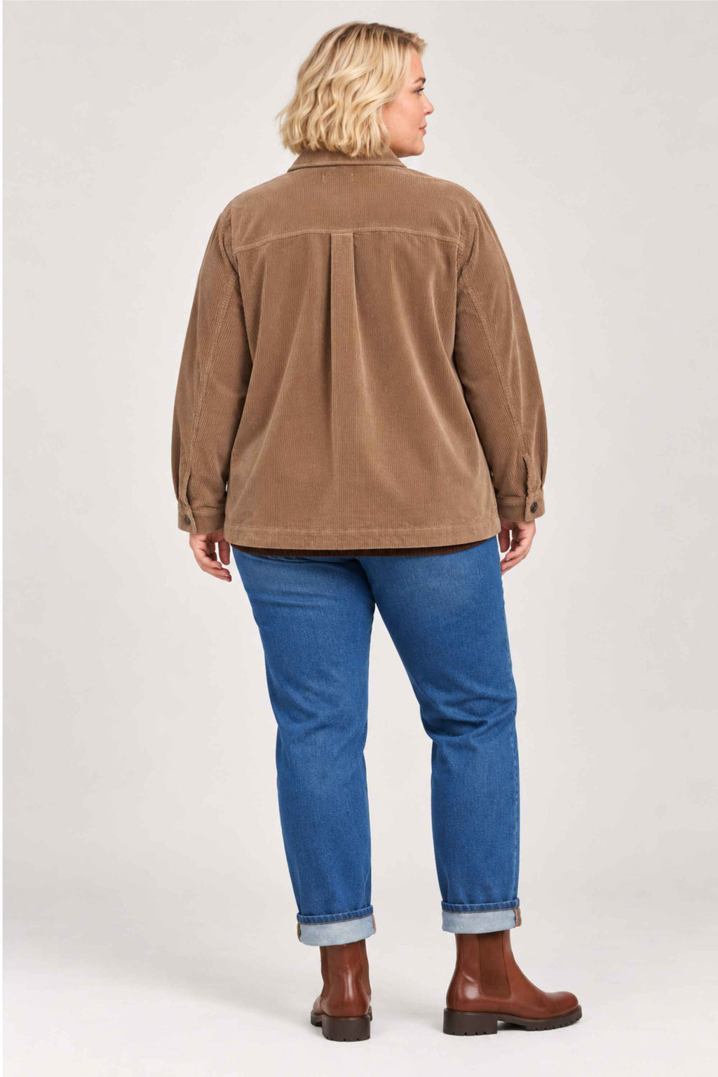 Ciso cord shacket - Mink