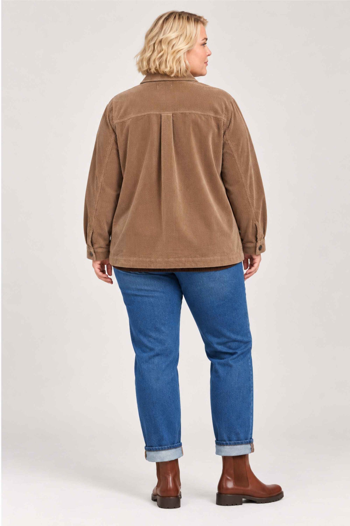 Ciso cord shacket - Mink