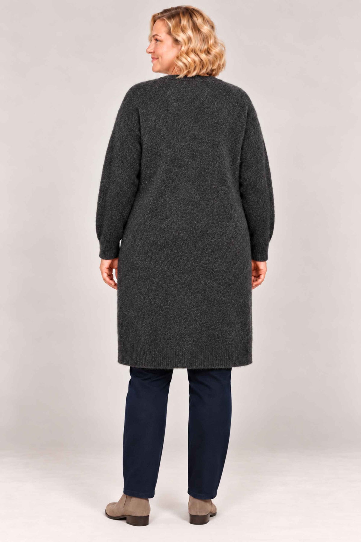 Ciso long cardi - Dark Grey