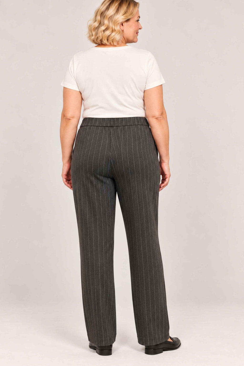 Ciso pinstripe trousers - Grey