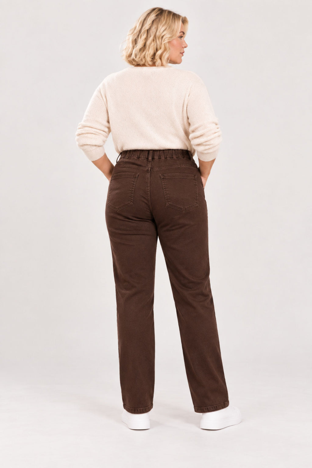 Ciso Selma stretch trs - Fudge
