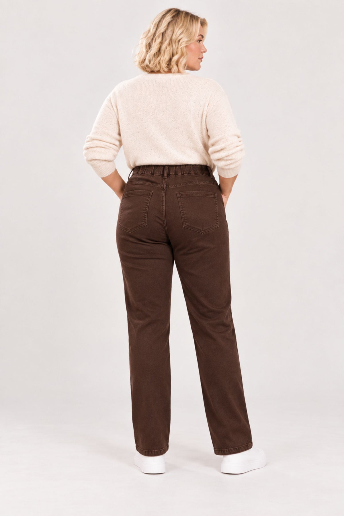 Ciso Selma stretch trs - Fudge