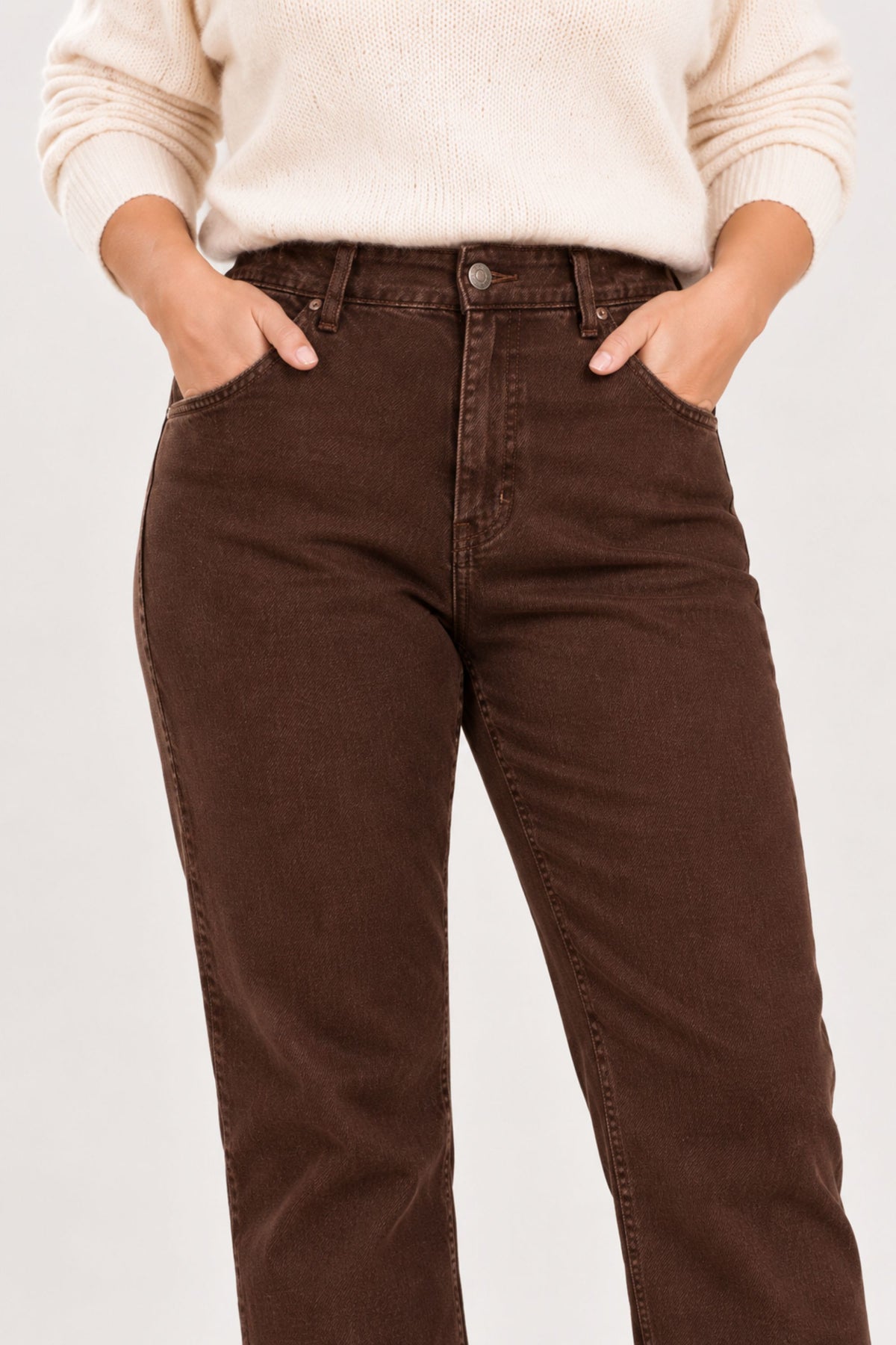 Ciso Selma stretch trs - Fudge