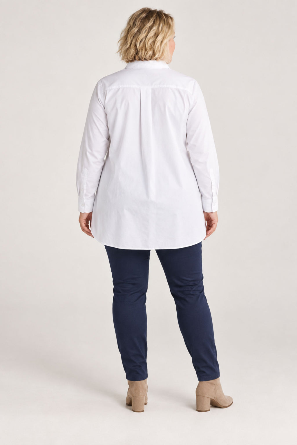Ciso stretch shirt - White