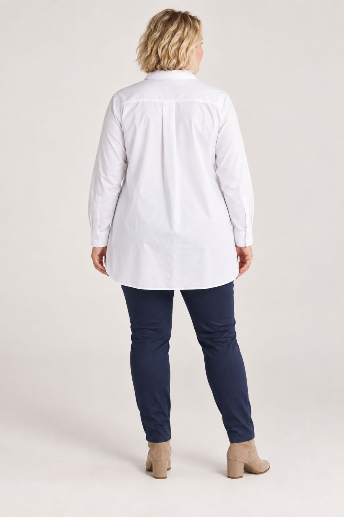 Ciso stretch shirt - White