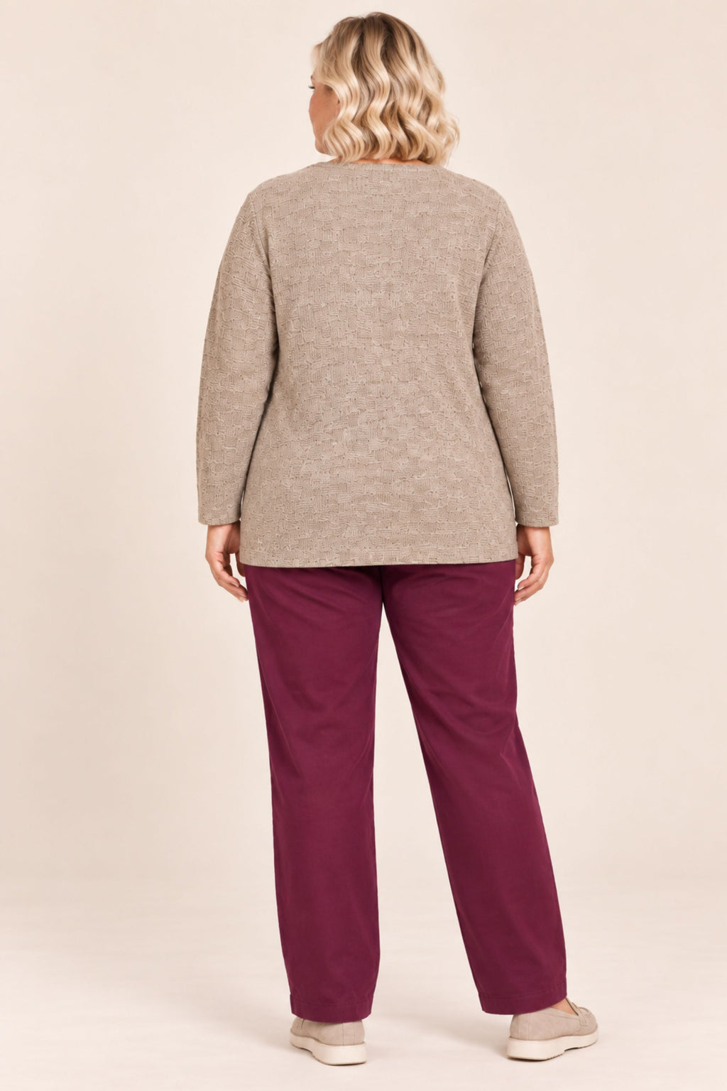 Ciso textured jumper - Beige