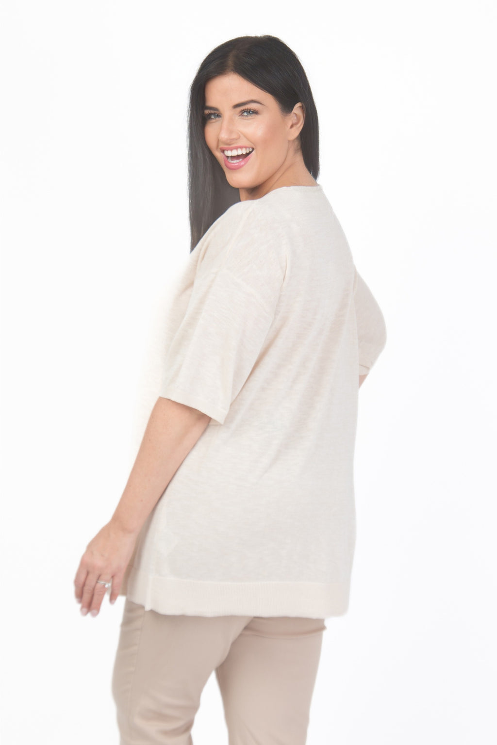 Ciso fine knit jumper - Sand