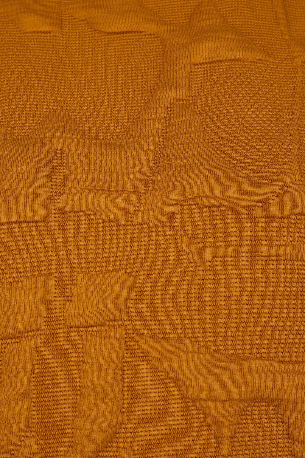 Doris Streich jacquard plain top - Mustard