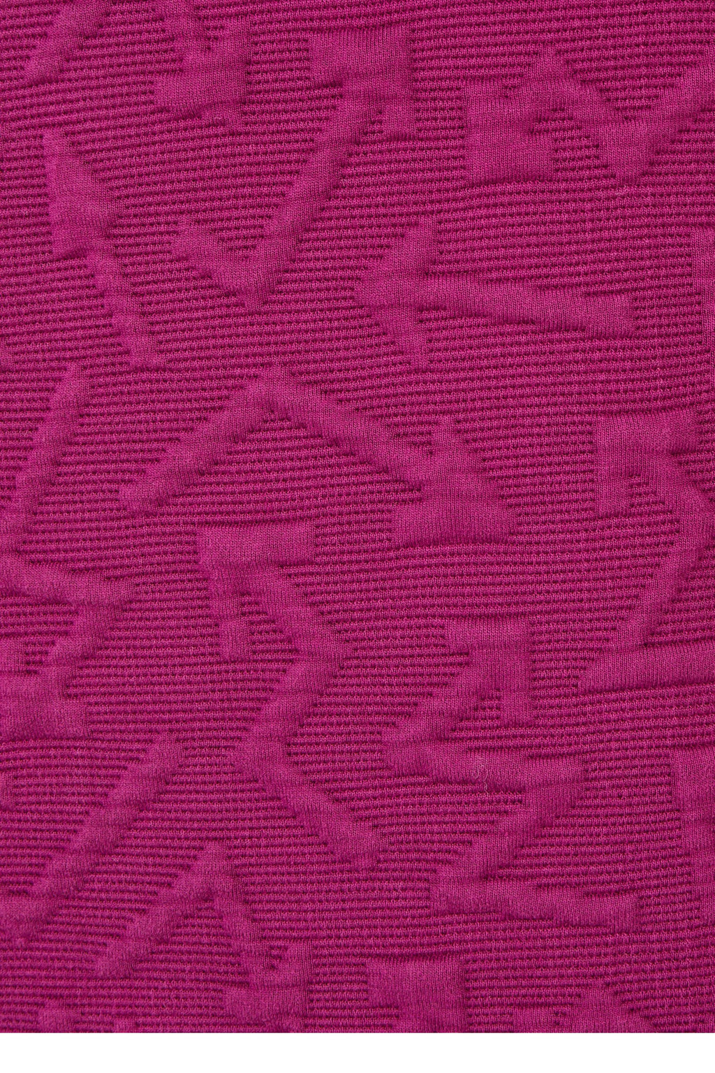 Doris Streich jacquard plain top - Berry