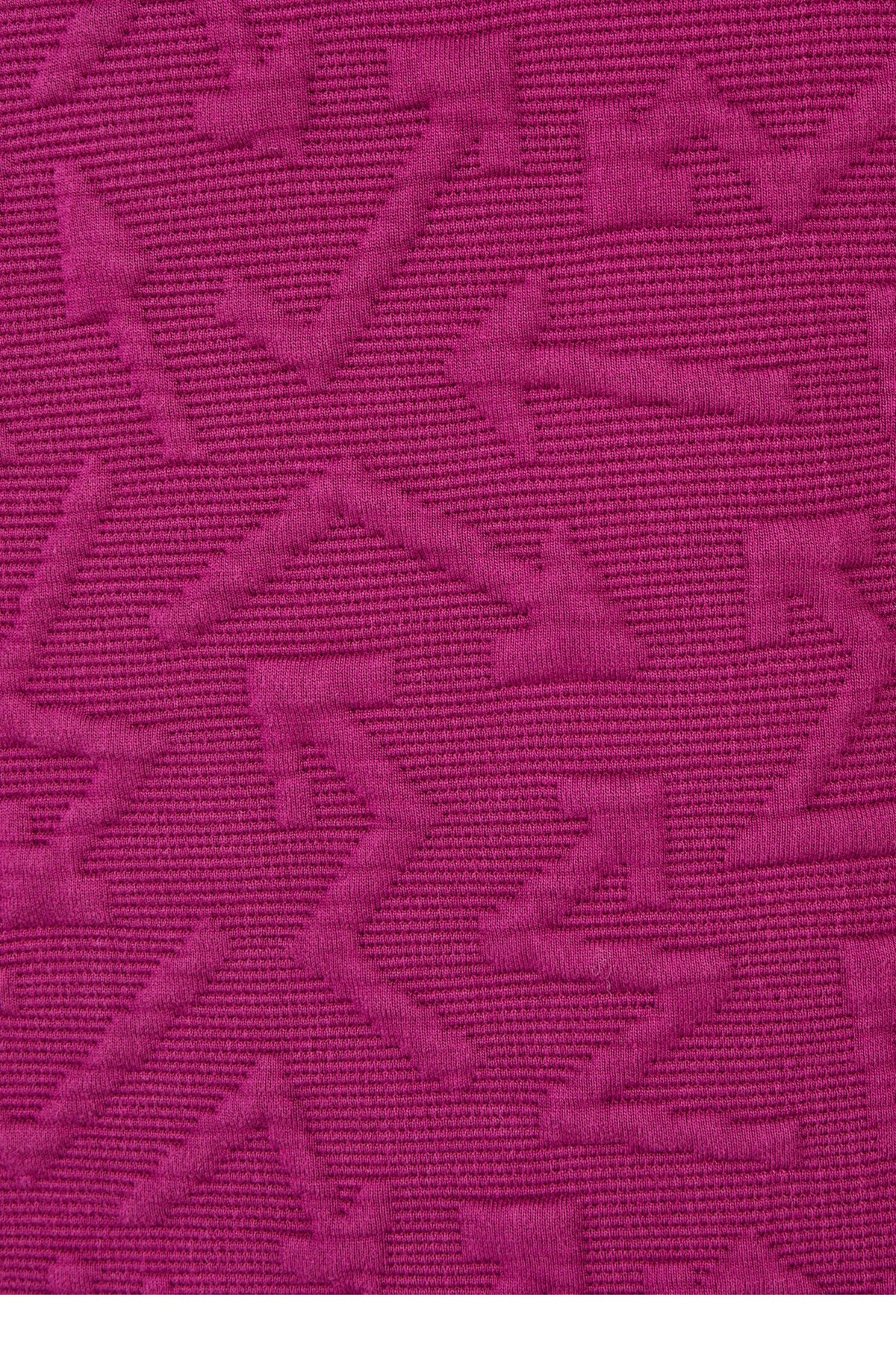 Doris Streich jacquard plain top - Berry