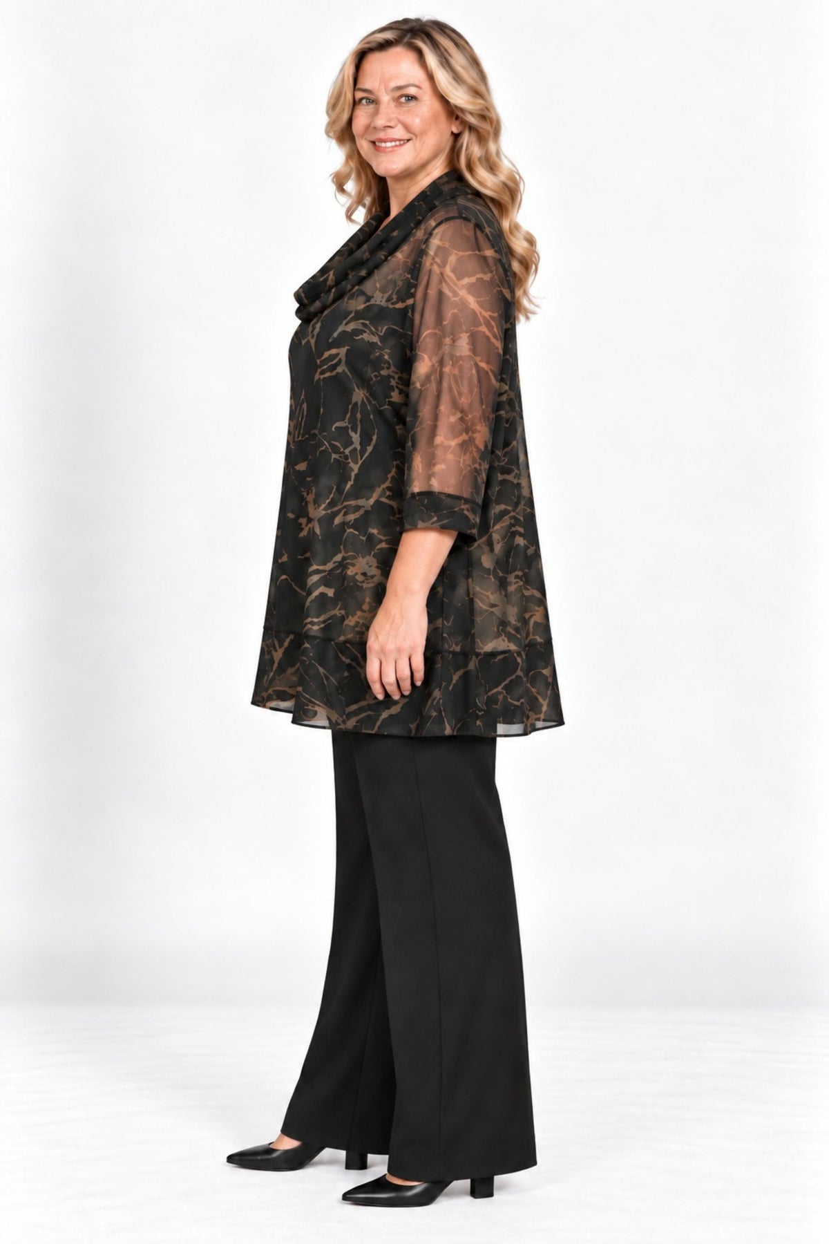 Doris Streich scribble tunic - Black