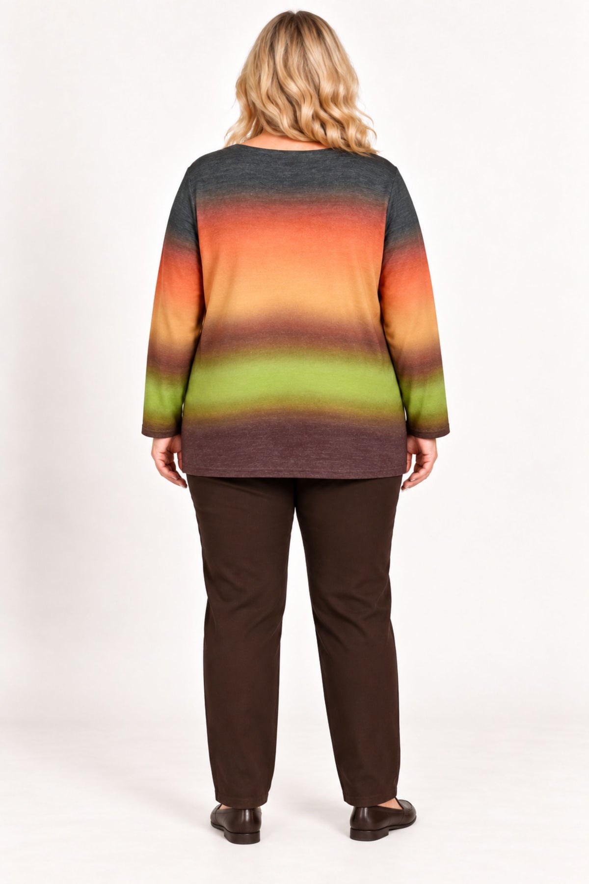 Doris Streich shaded jumper - Orange