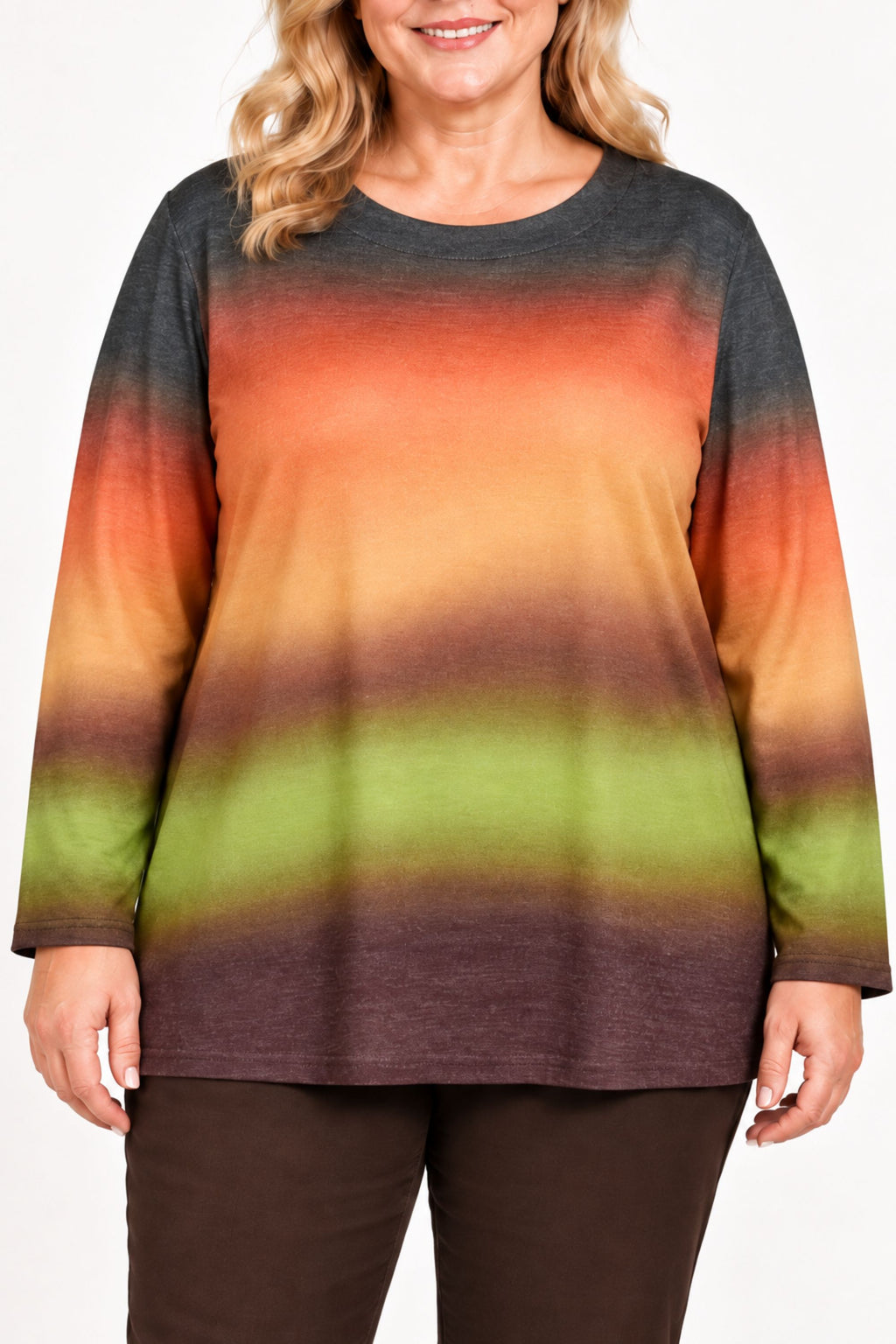 Doris Streich shaded jumper - Orange