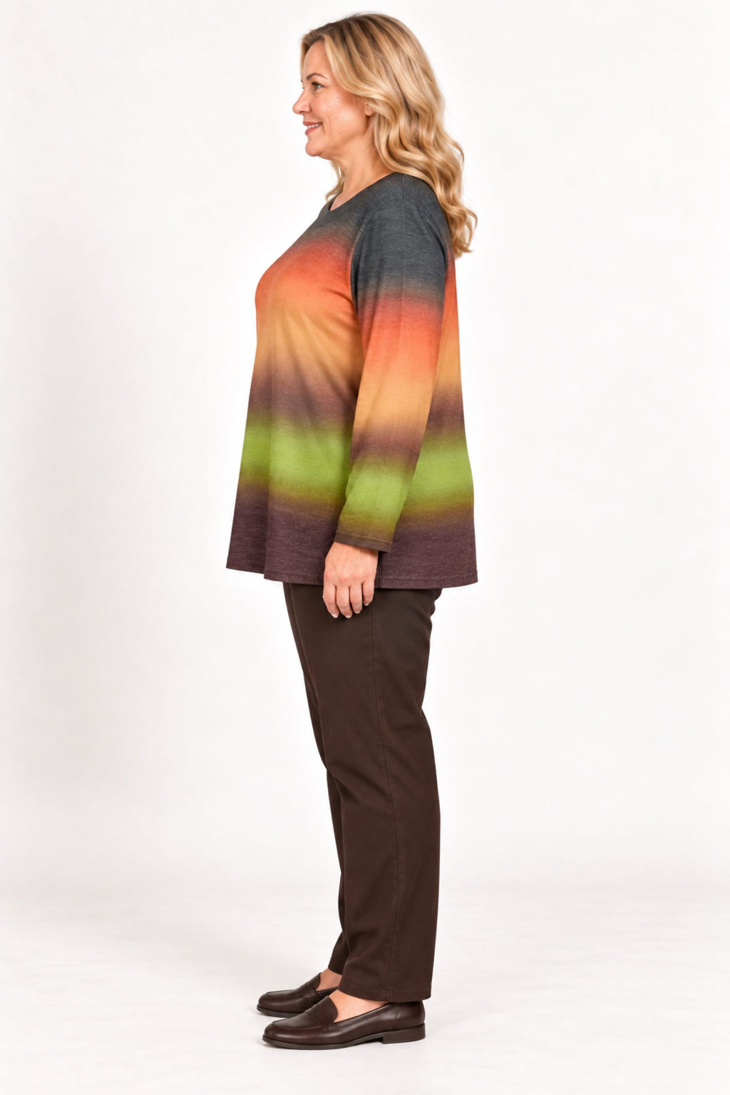 Doris Streich shaded jumper - Orange