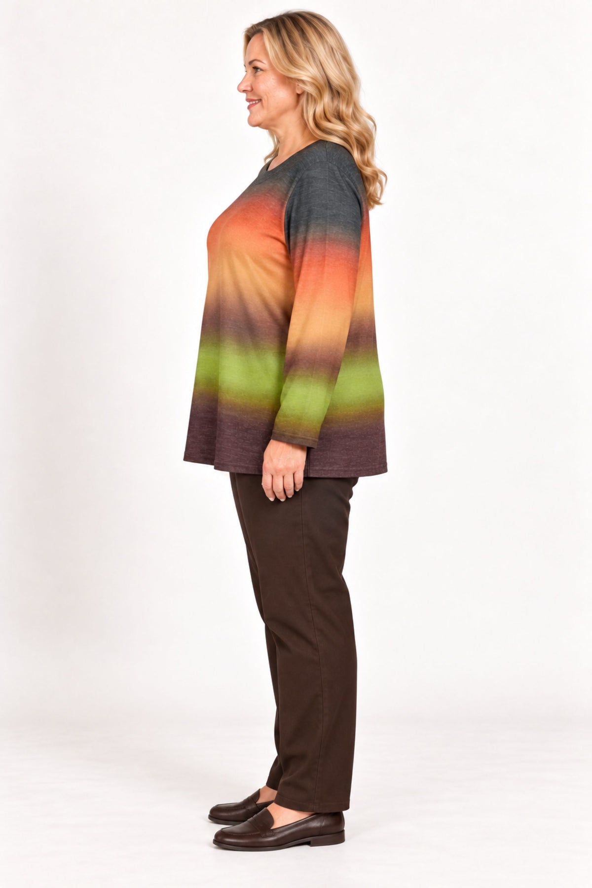 Doris Streich shaded jumper - Orange