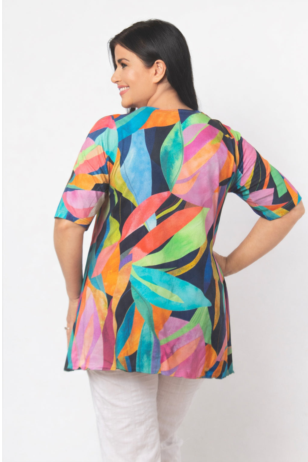 Exelle Saskato print tee - Pastels