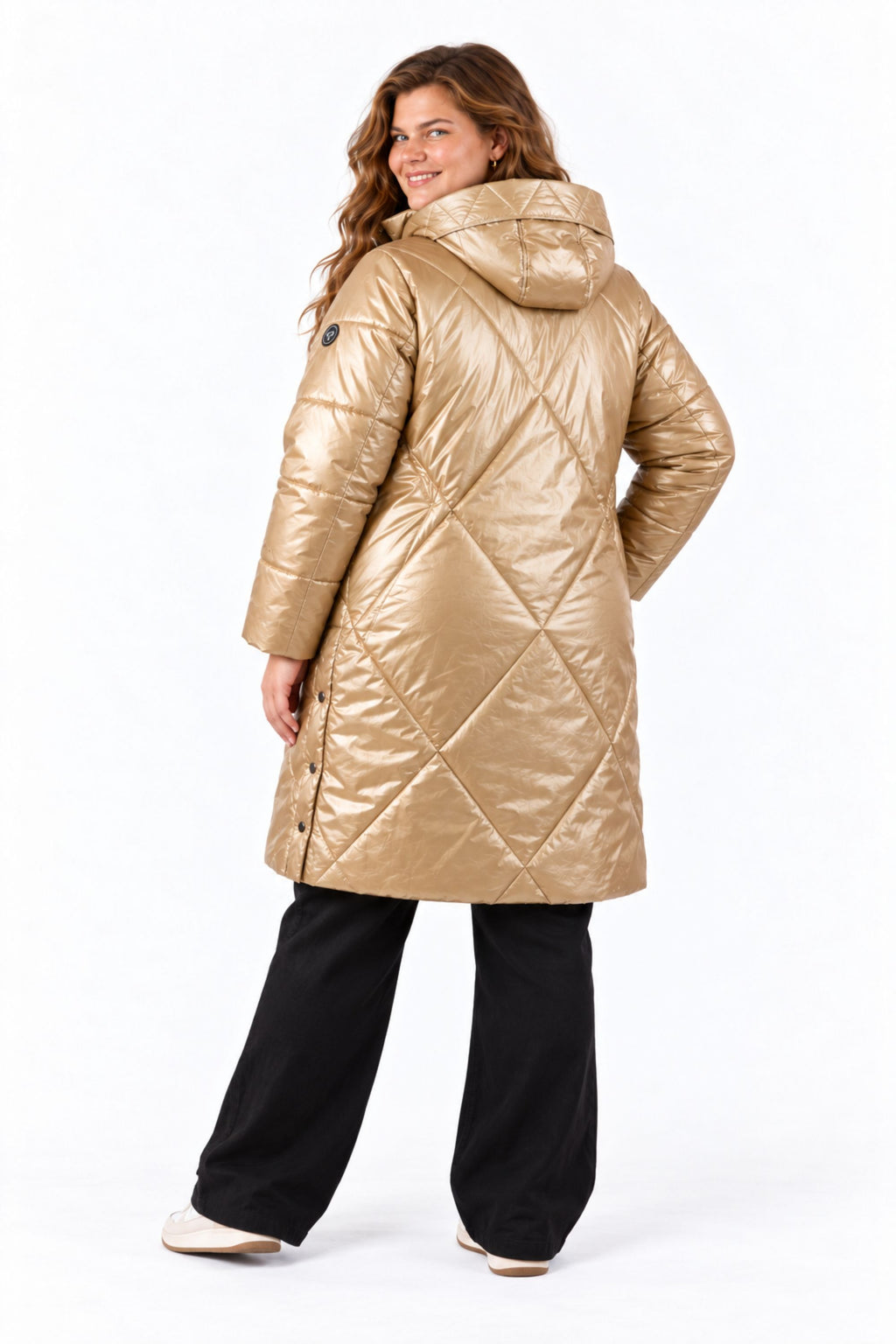 Frandsen puffa coat - Champagne