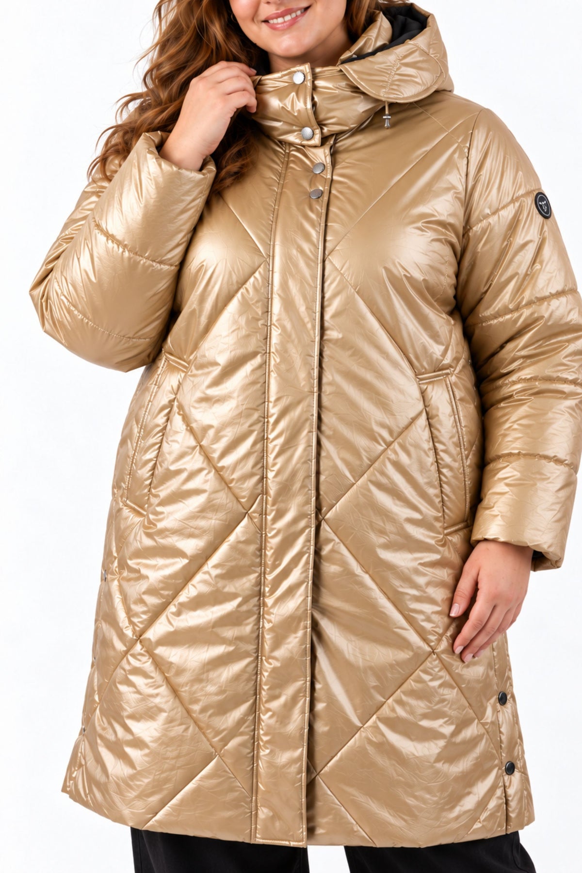 Frandsen puffa coat - Champagne