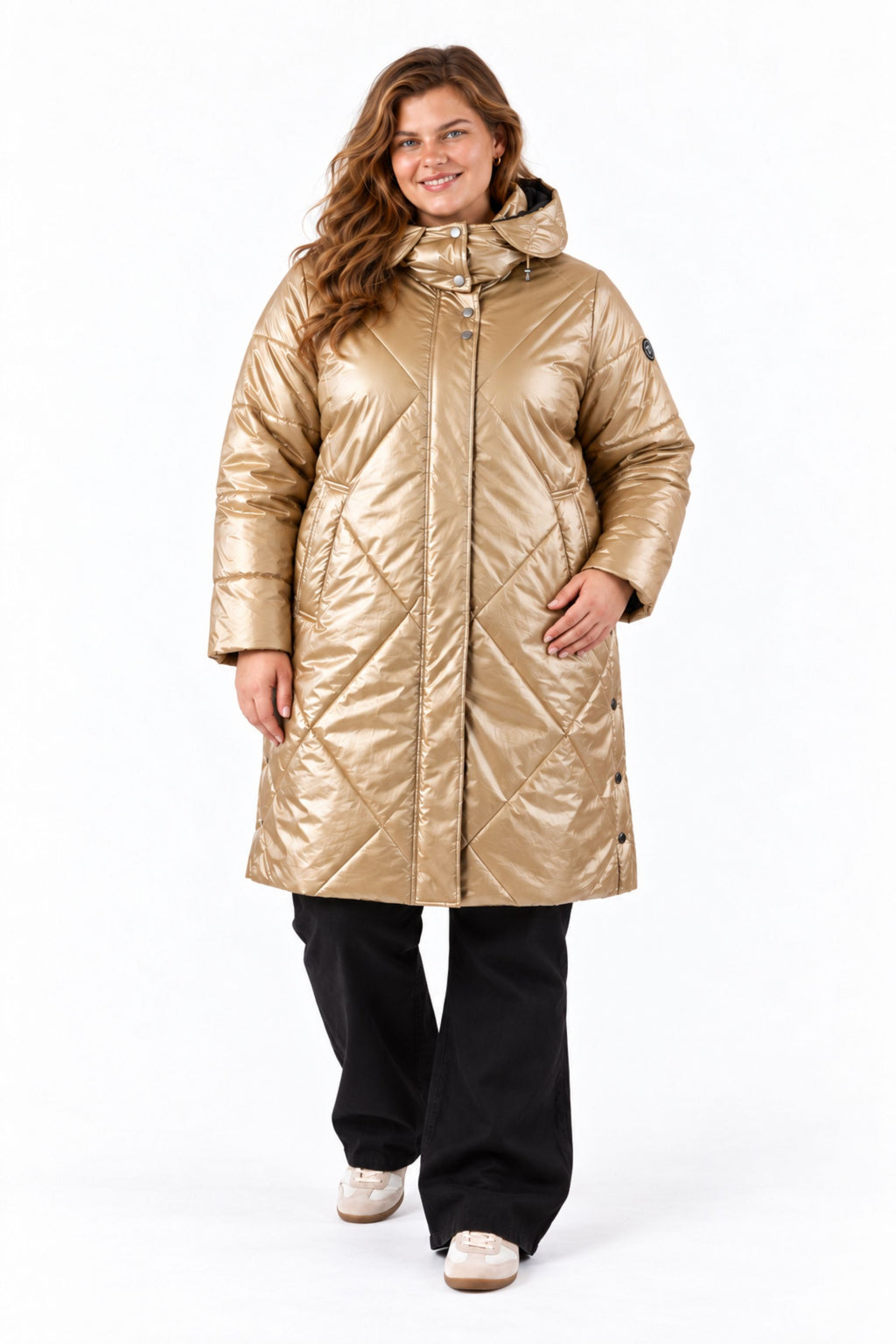 Frandsen puffa coat - Champagne