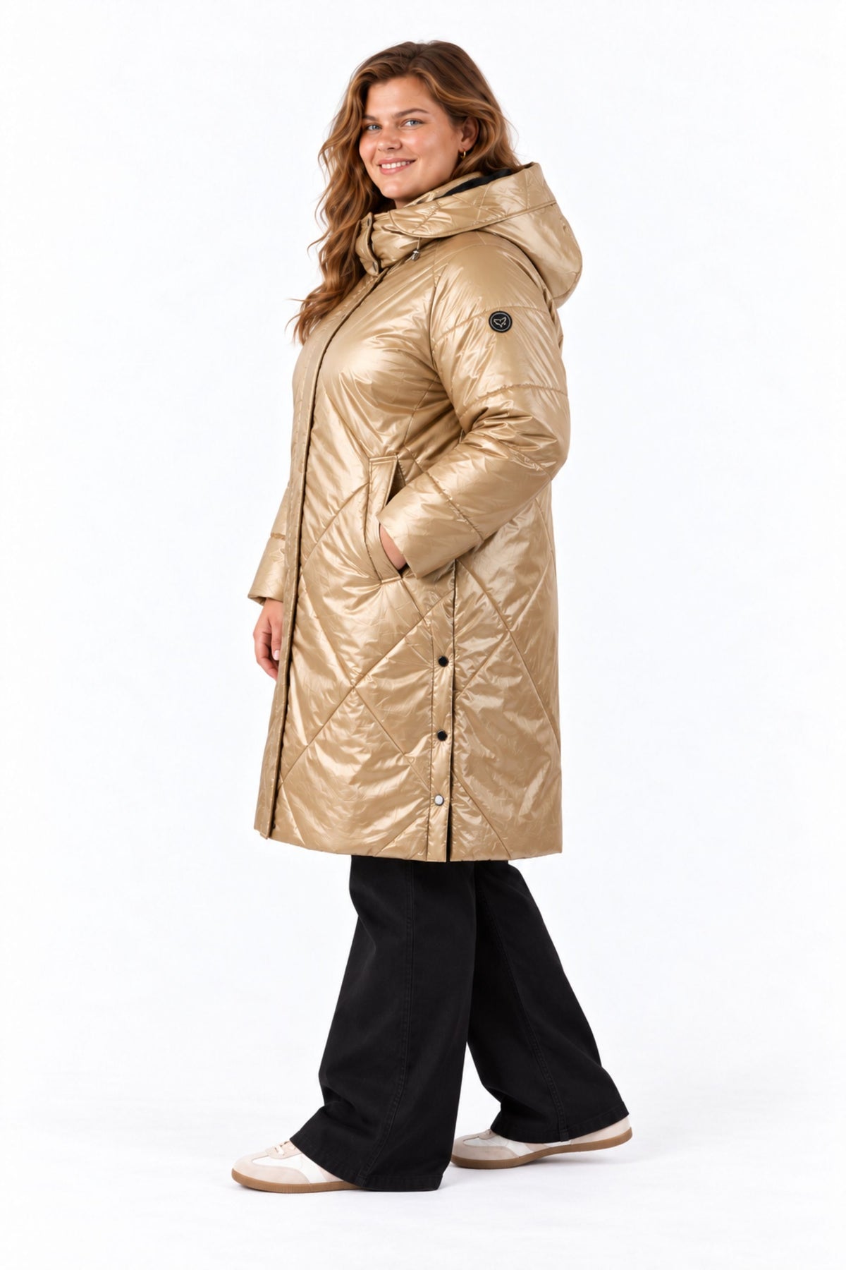 Frandsen puffa coat - Champagne