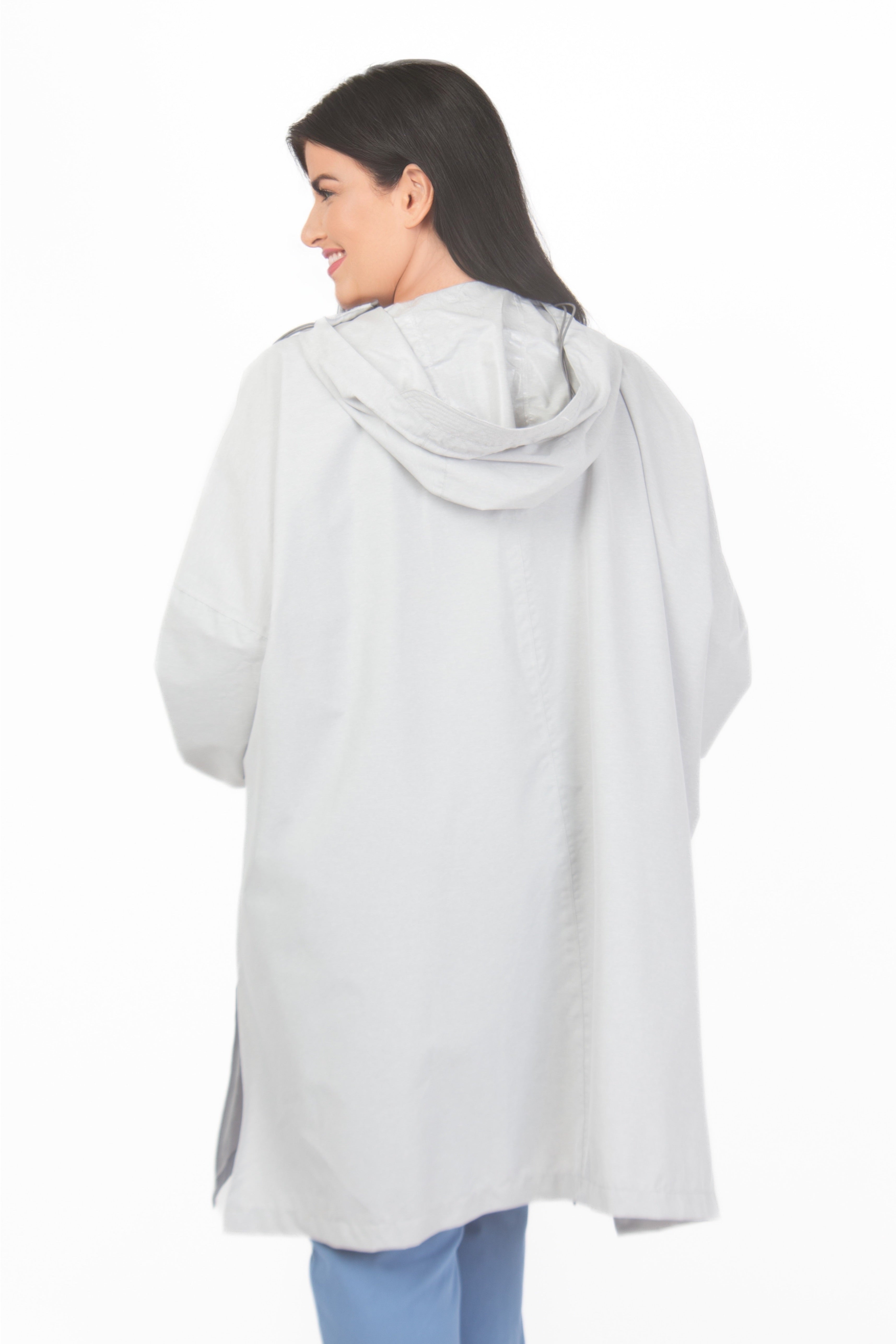 Frandsen waterproof cape - Silver Grey