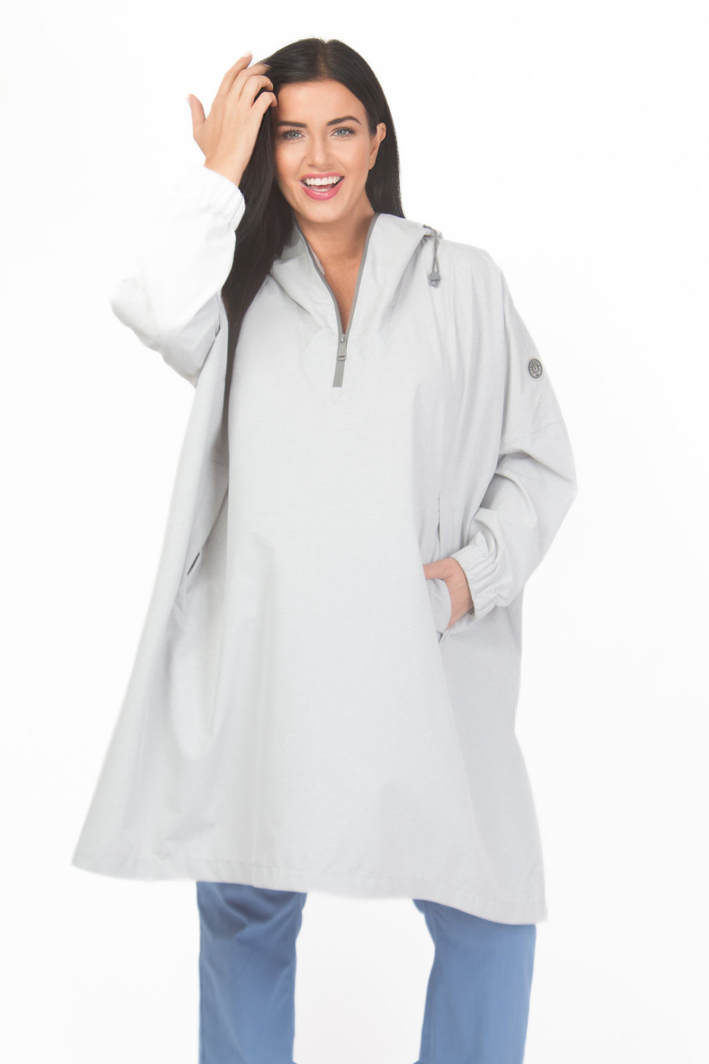 Frandsen waterproof cape - Silver Grey