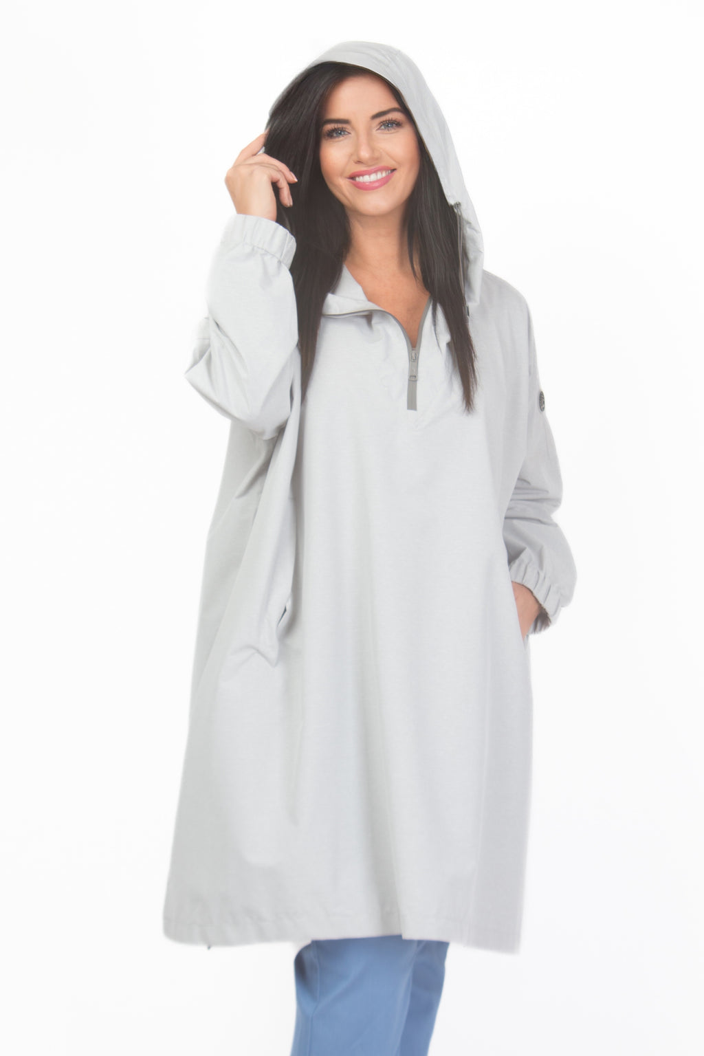 Frandsen waterproof cape - Silver Grey
