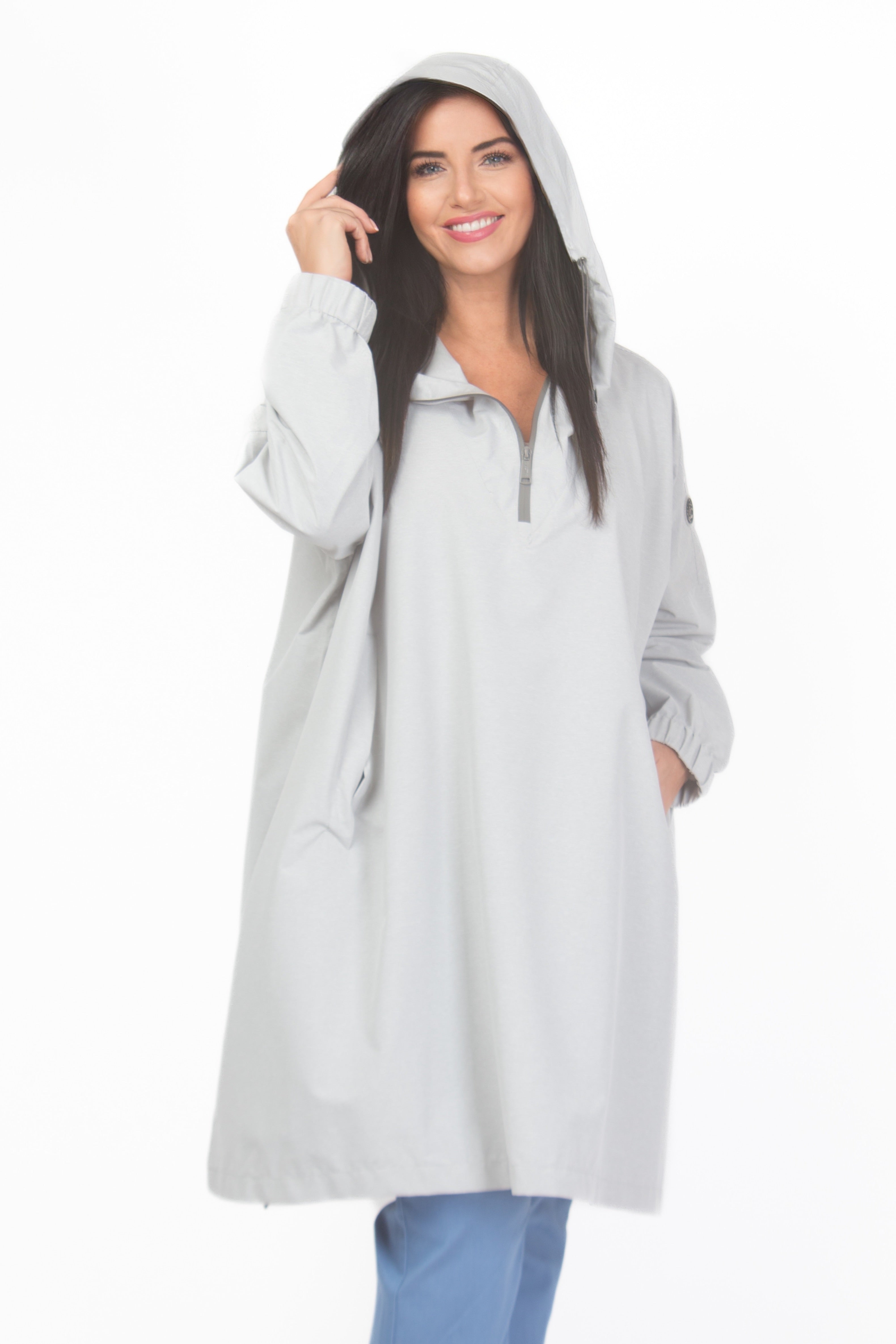 Frandsen waterproof cape - Silver Grey