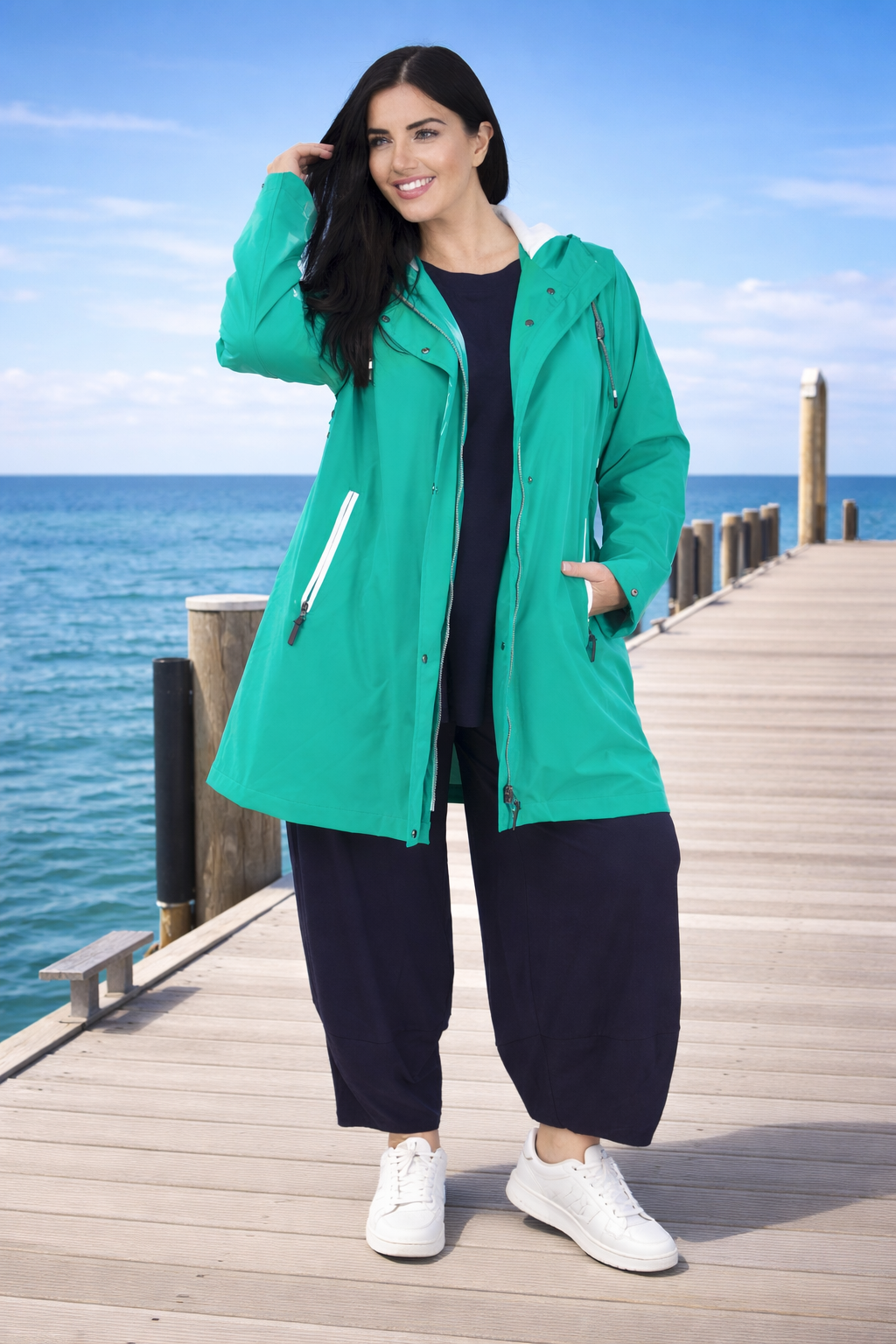 Frandsen waterproof jacket - Jade
