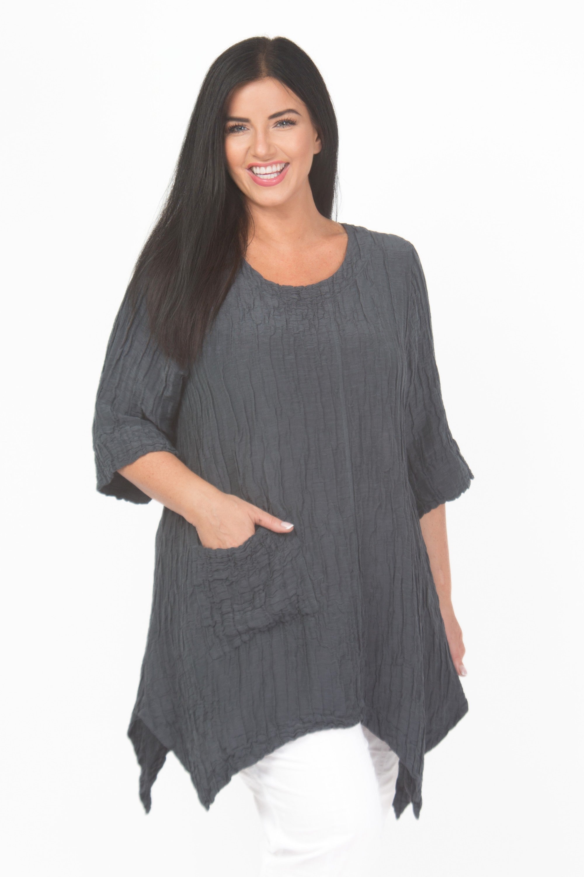Grizas one pocket tunic - Graphite