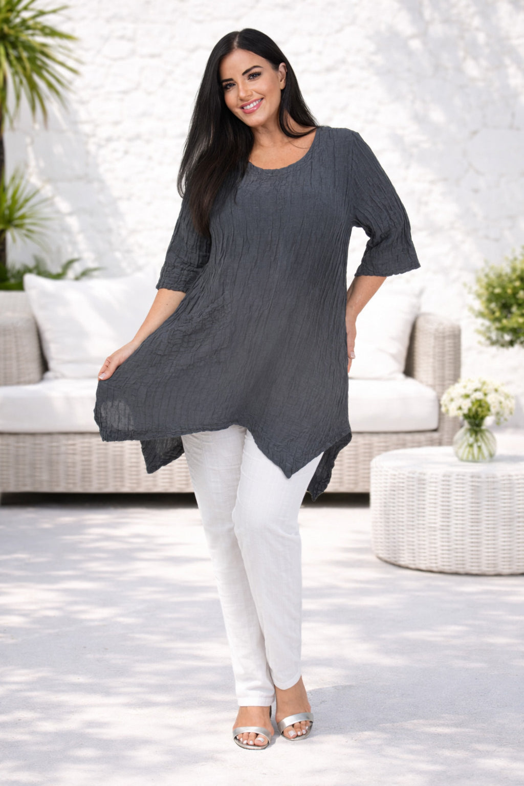 Grizas one pocket tunic - Graphite