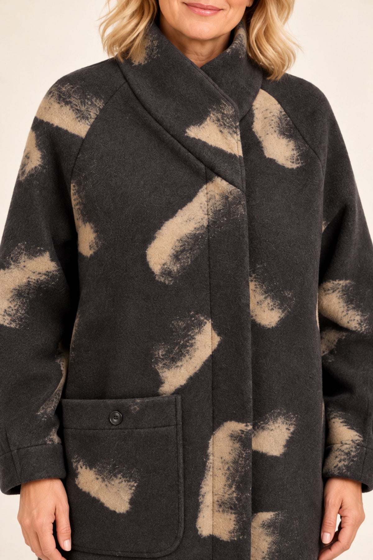 Noen Wool coat - Anthracite