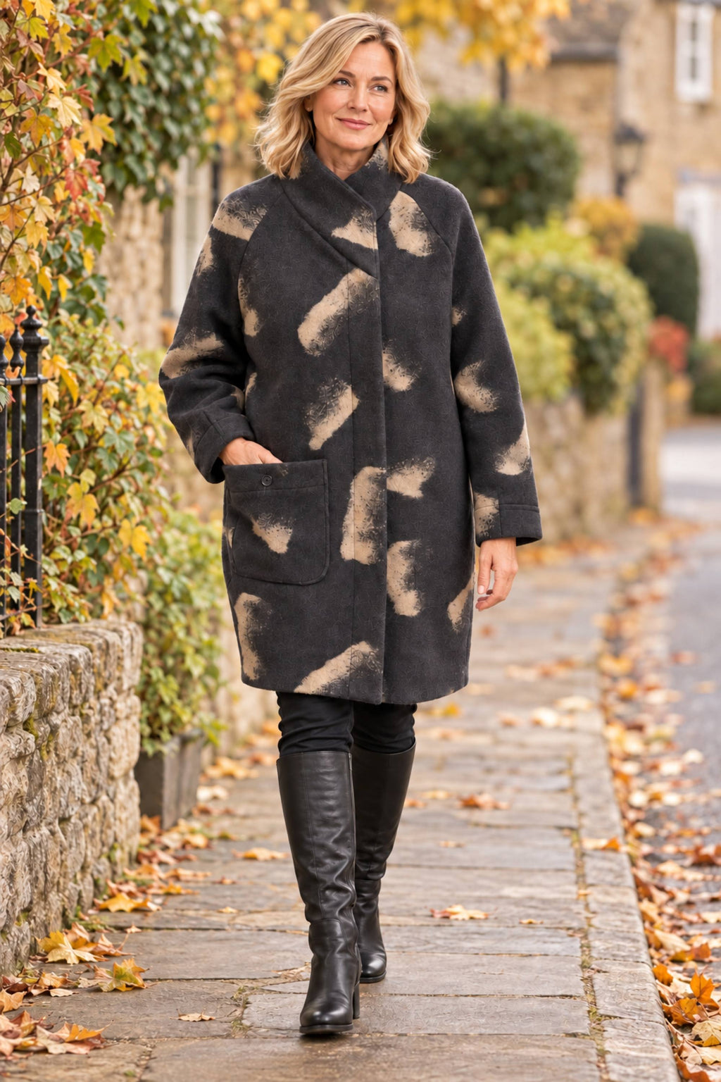 Noen Wool coat - Anthracite