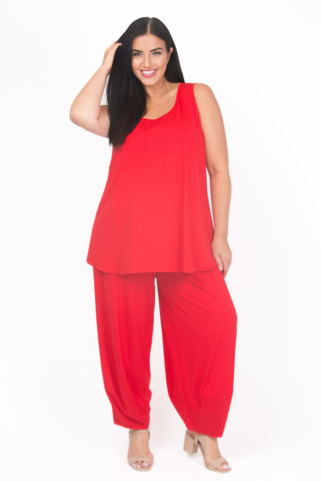Noen jersey trousers - Red