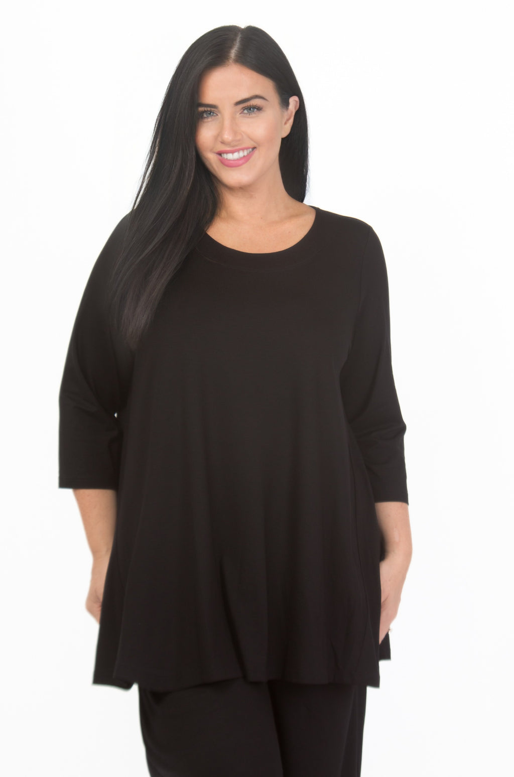 Noen jersey tunic - Black