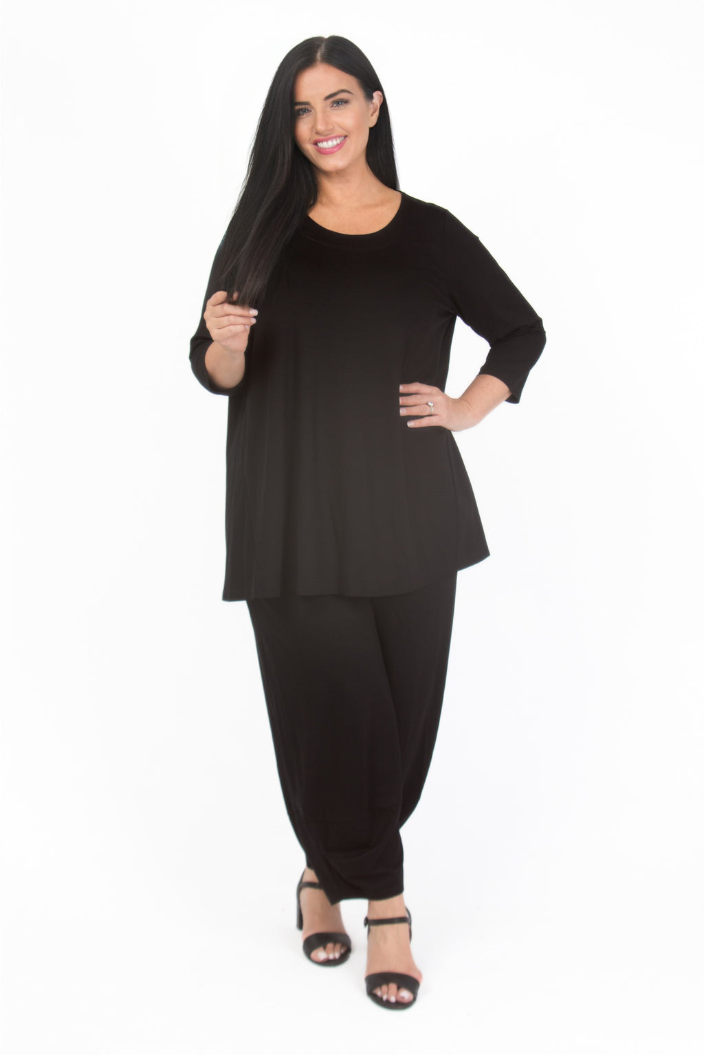 Noen jersey tunic - Black