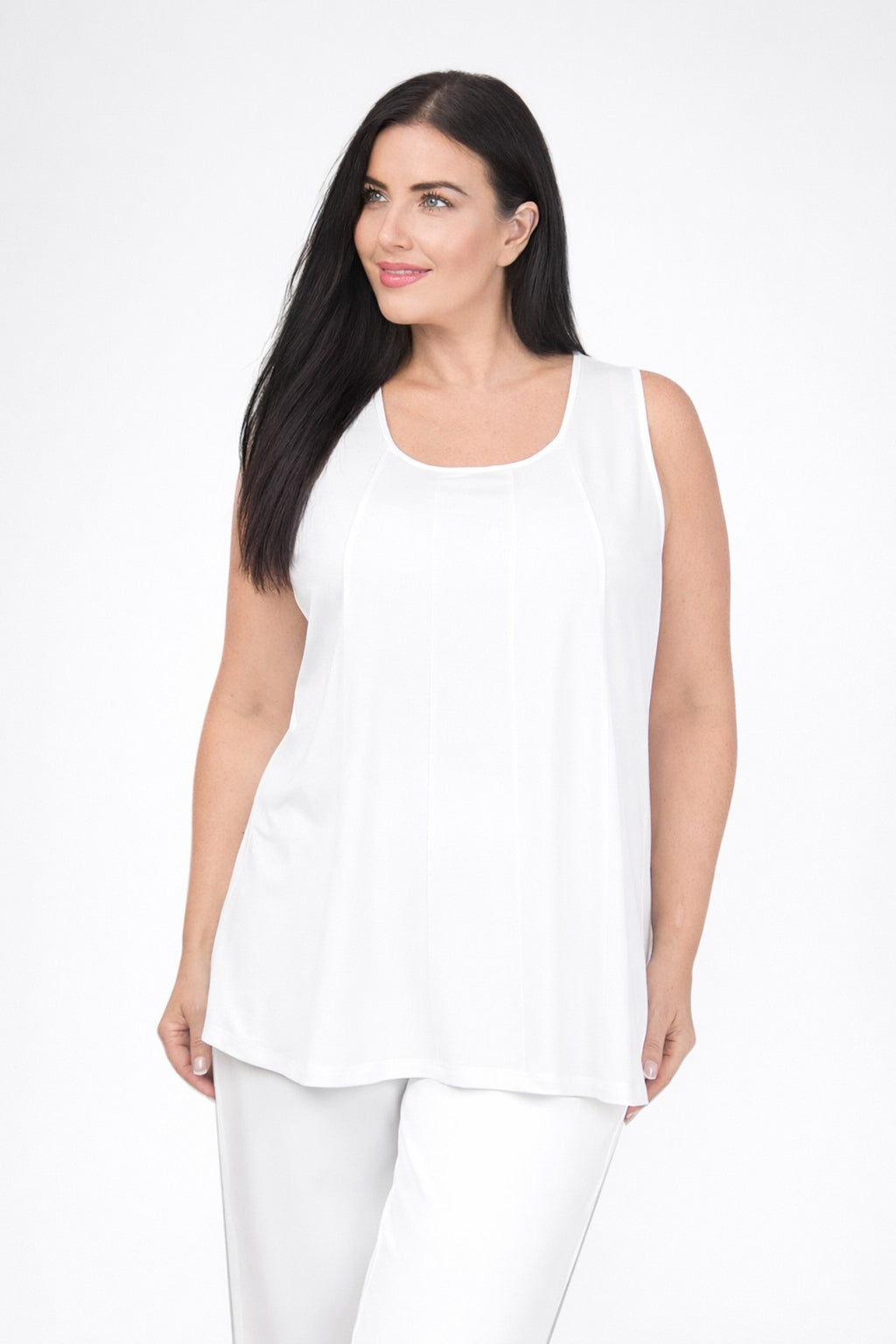 Noen panel vest - Cream