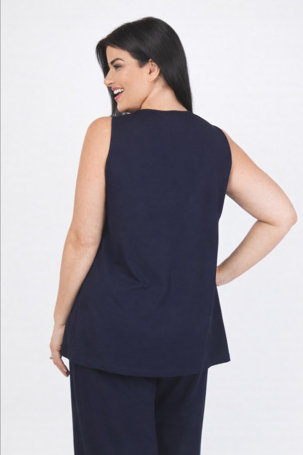 Noen panel vest - Navy