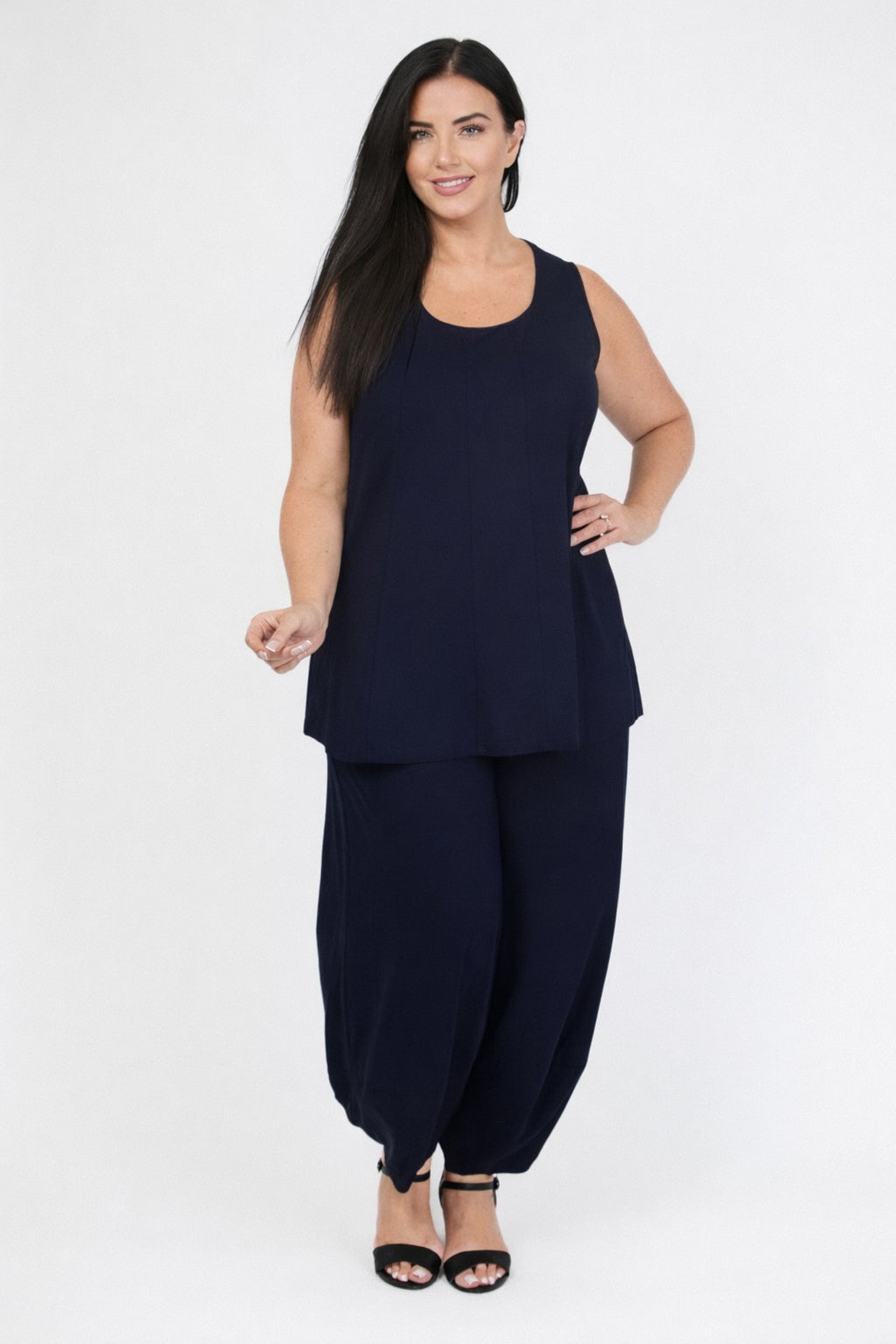 Noen panel vest - Navy