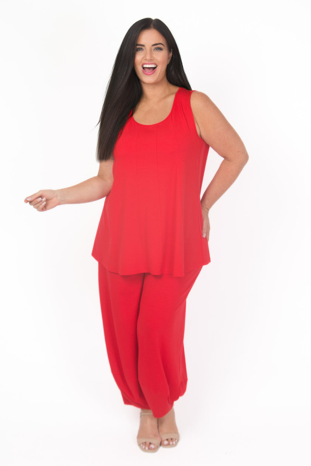 Noen panel vest - Red