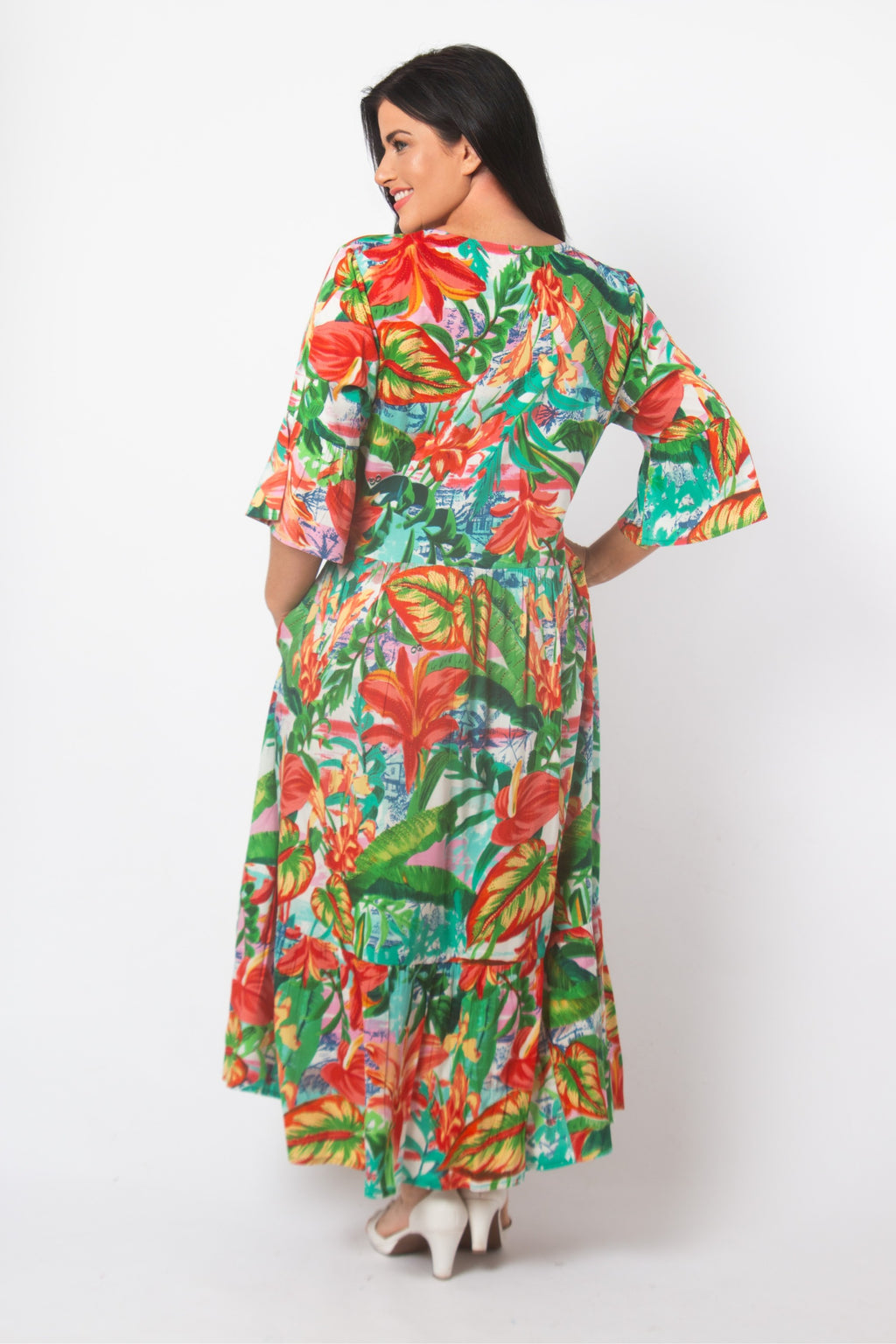 Orientique Equador dress - Red