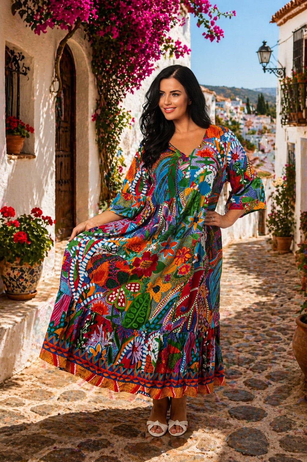 Orientique Ipanema dress - Red