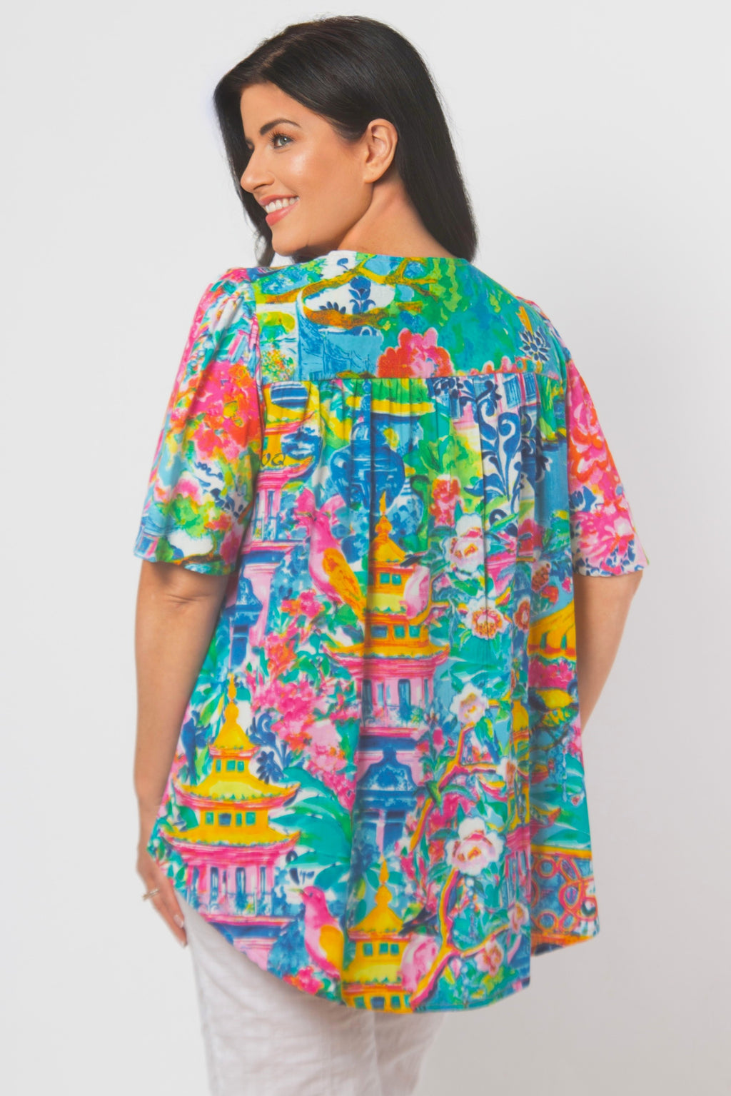 Orientique Okayama top - Blue