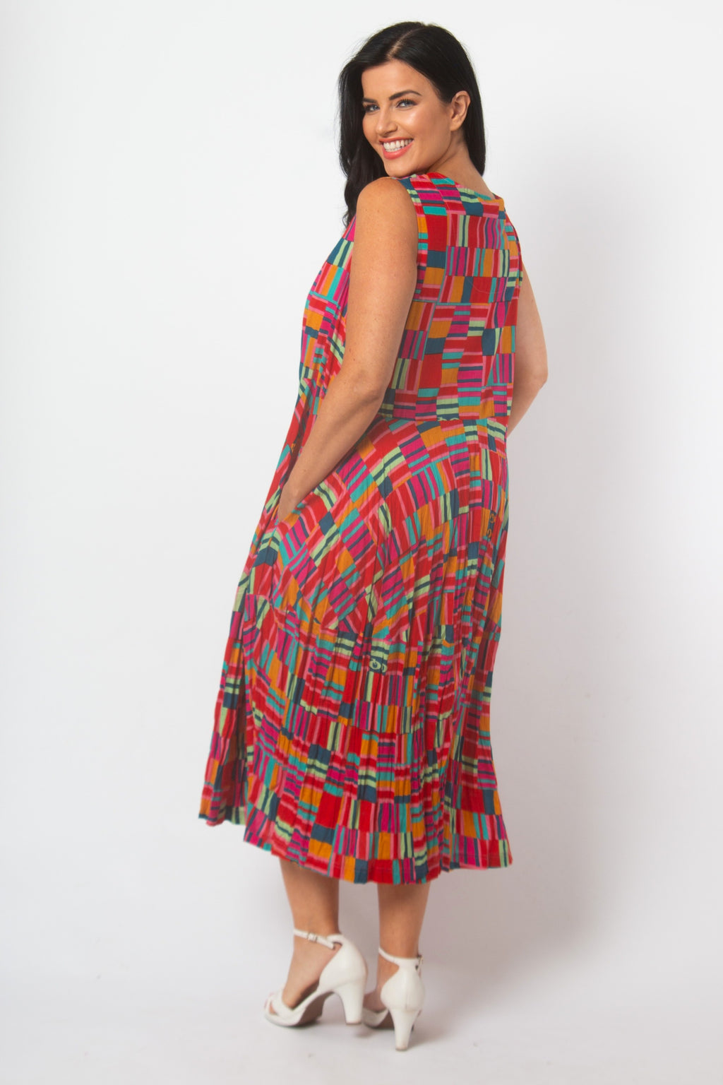 Orientique Peru dress - Red