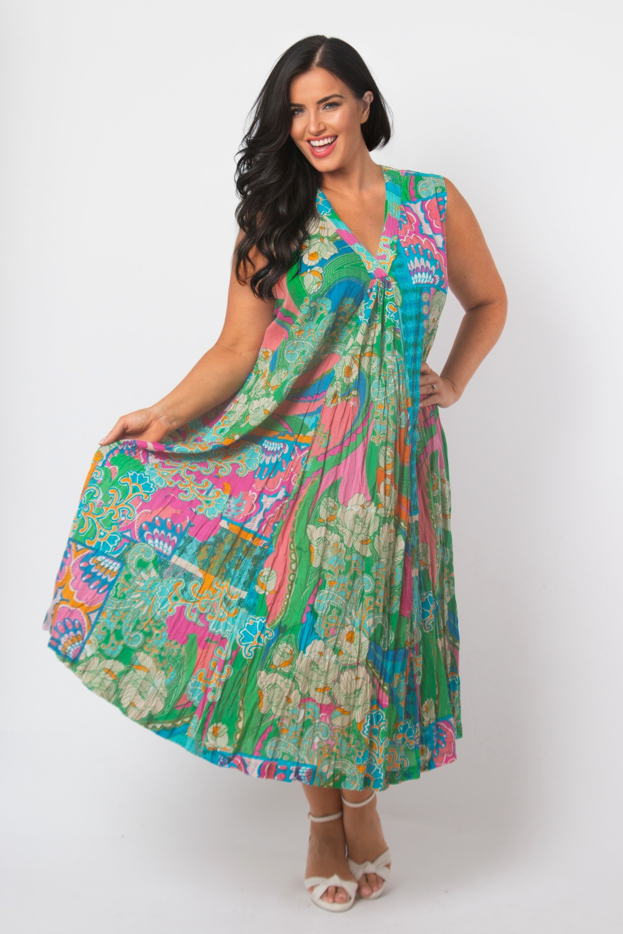 Orientique Santa Cruz dress - Mint
